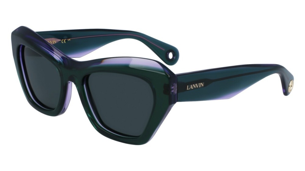Lanvin LNV663S - 304 - 53 Occhiali da sole Green Cat Eye