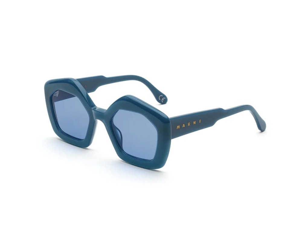 Marni LP4 Laughing Waters Blue - 51 Occhiali da sole Blue Square