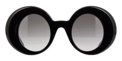 Loewe LW40089I - 01B - 44 Occhiali da sole Black Oval