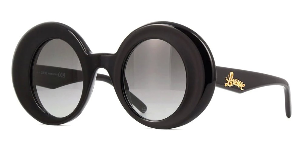 Loewe LW40089I - 01B - 44 Occhiali da sole Black Oval