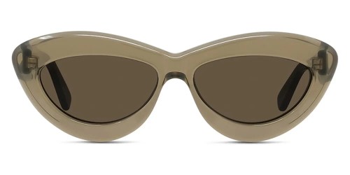 Loewe LW40096I - 96E - 54 Occhiali da sole Brown Cat Eye