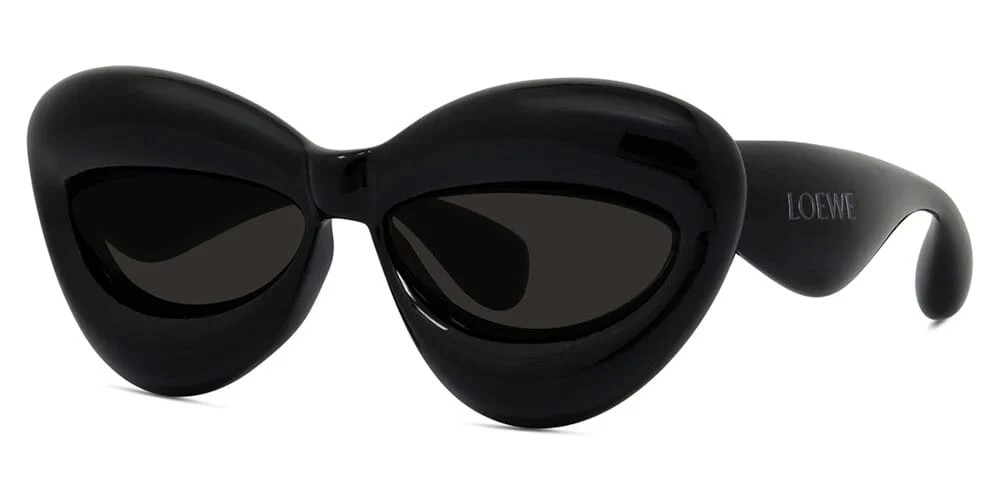 Loewe LW40097I - 01A - 55 Occhiali da sole Black Cat Eye