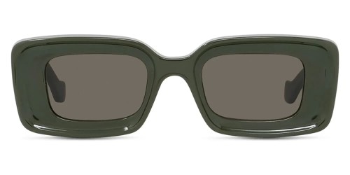 Loewe LW40101I - 96E - 46 Occhiali da sole Green Square
