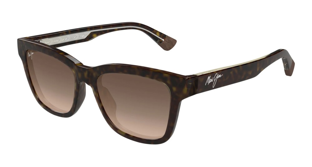 Maui Jim MJ0644S HANOHANO - 002 - 53 - CON LENTI POLARIZZATE Occhiali da sole Havanna Square