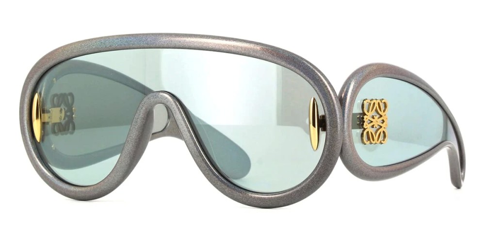 Loewe LW40108I - 05X Occhiali da sole Silver Shield