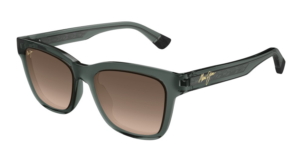 Maui Jim MJ0644S HANOHANO - 004 - 53 - CON LENTI POLARIZZATE Occhiali da sole Green Square