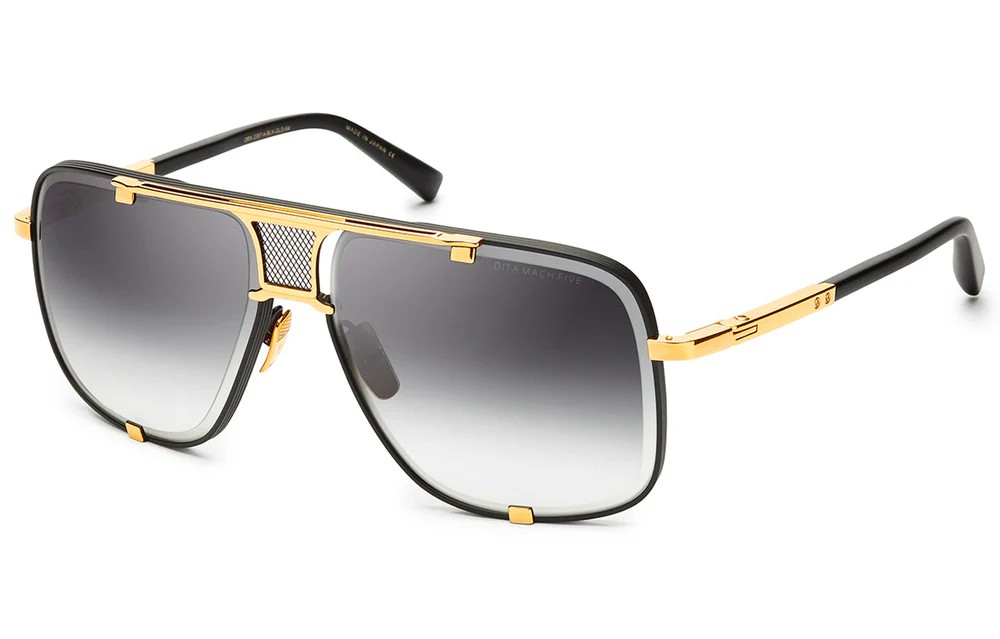 Dita MACH FIVE TITANIUM DRX-2087 - A - 64 Occhiali da sole Pilot (Aviator)