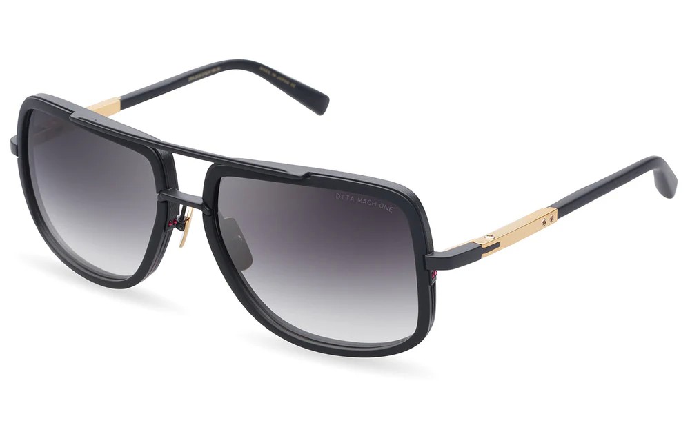 Dita MACH ONE DRX-2030 TITANIUM - G - 59 Occhiali da sole Pilot (Aviator)