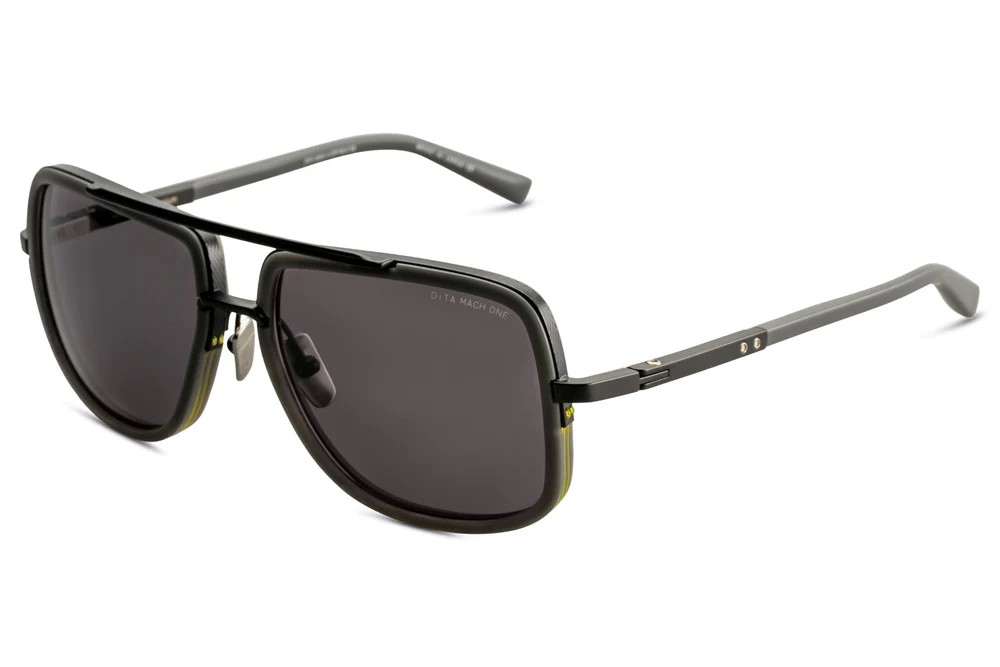 Dita MACH ONE DRX-2030 TITANIUM - V - 59 Occhiali da sole Black Pilot (Aviator)