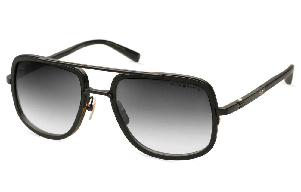 Dita MACH-S DTS412-A - 04 - 55 Occhiali da sole Black Pilot (Aviator)