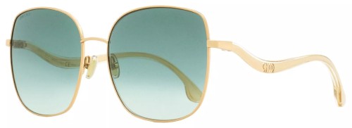 Jimmy Choo MAMIE/S - DDBEZ - 60 Occhiali da sole Gold Pillow (Rounded)