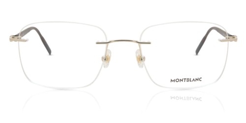 Mont Blanc MB0222O - 006 - 58 Montature ottiche Havana Square