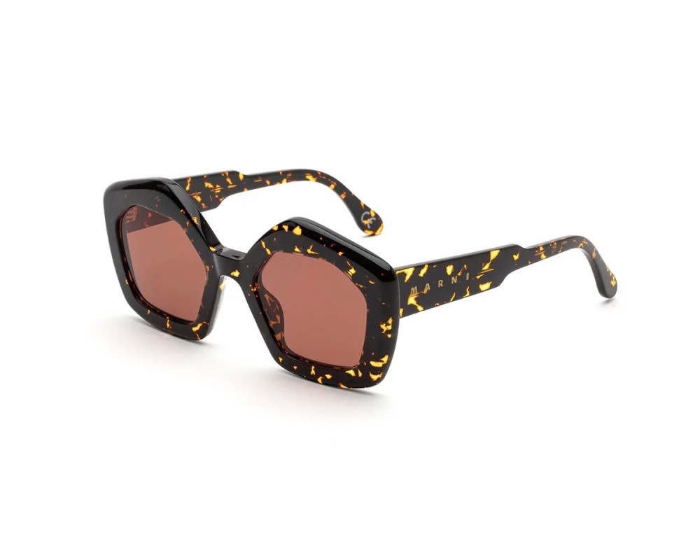 Marni MHL Laughing Waters Salty - 51 Occhiali da sole Havana Square