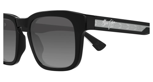 Maui Jim MJ0643S MALUHIA - 001 - 52 - CON LENTI POLARIZZATE Occhiali da sole Black Square