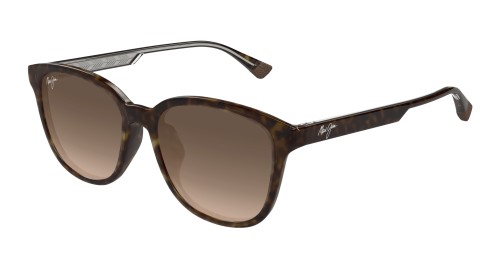 Maui Jim MJ0647SA KU'IKAHI AF - 002 - 55 - CON LENTI POLARIZZATE Occhiali da sole Havana Pillow (Rounded)