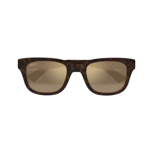 Maui Jim MJ0673S LELEPAU - 005 - 52 - CON LENTI POLARIZZATE Occhiali da sole Havana Pillow (Rounded)
