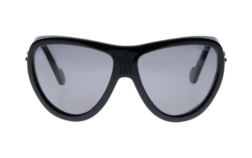 Moncler ML0128 - 01D - 61 - CON LENTI POLARIZZATE Occhiali da sole Black Pilot (Aviator)