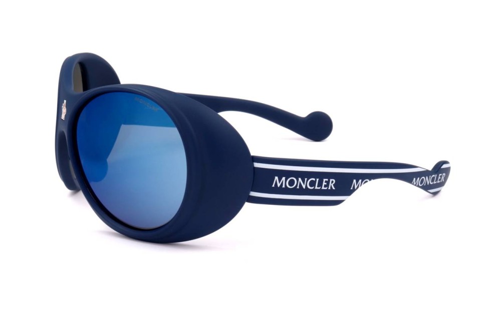 Moncler ML0148 - 91X - 64 Occhiali da sole Blue Butterfly