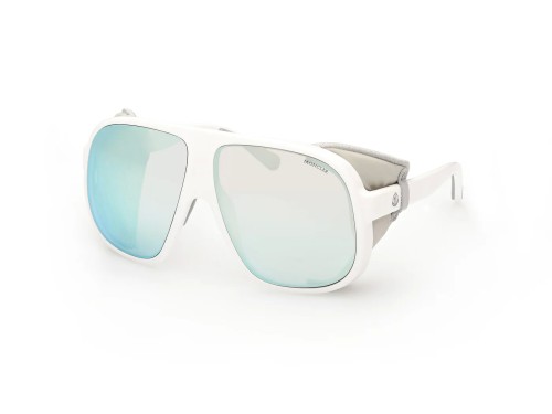 Moncler ML0206 DIFFRACTOR - 24C - 66 Occhiali da sole White Shield