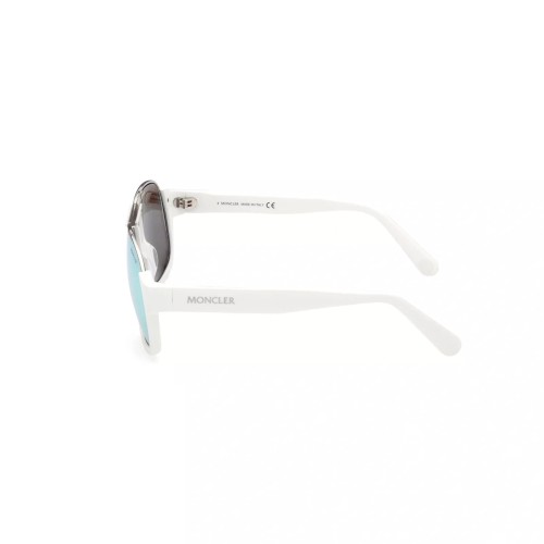 Moncler ML0208 PLEIADES - 21D - 58 - CON LENTI POLARIZZATE Occhiali da sole White Pilot (Aviator)