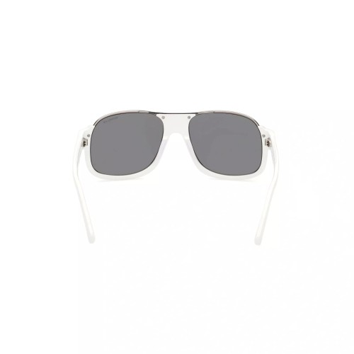 Moncler ML0208 PLEIADES - 21D - 58 - CON LENTI POLARIZZATE Occhiali da sole White Pilot (Aviator)