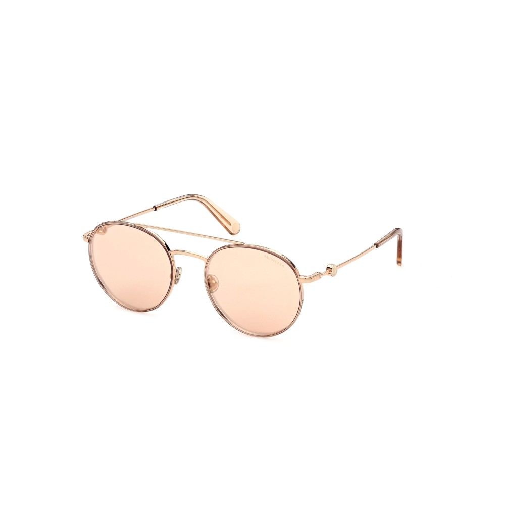 Moncler ML0214 - 33Z - 54 Occhiali da sole Rose gold Pilot (Aviator)