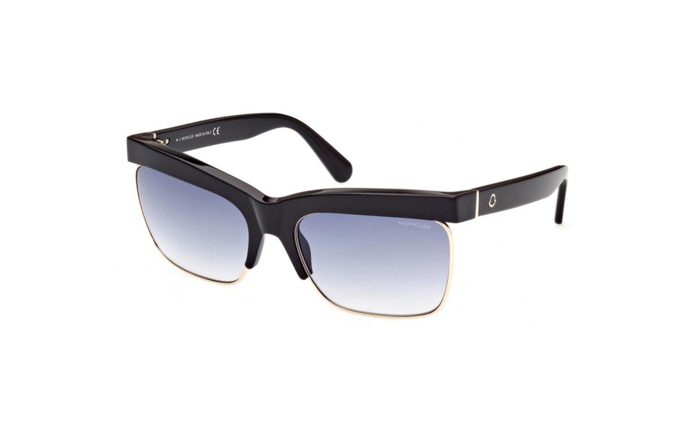 Moncler ML0218-P - 01B - 61 Occhiali da sole Black Square