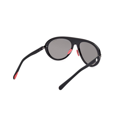 Moncler ML0240 NAVIGAZE - 01A - 57 Occhiali da sole Black Pilot (Aviator)