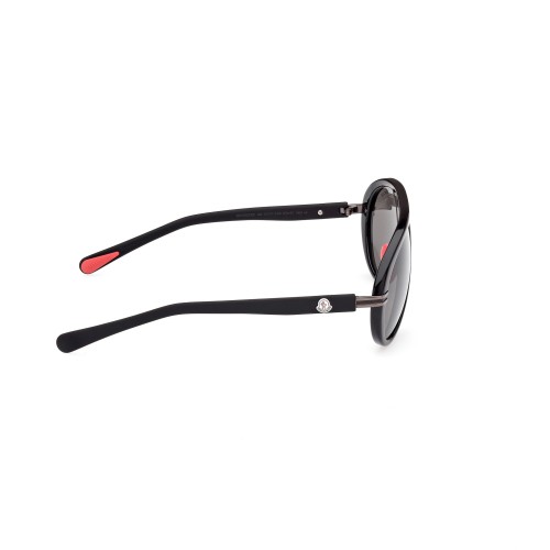 Moncler ML0240 NAVIGAZE - 01A - 57 Occhiali da sole Black Pilot (Aviator)