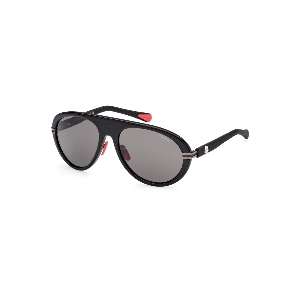 Moncler ML0240 NAVIGAZE - 01A - 57 Occhiali da sole Black Pilot (Aviator)