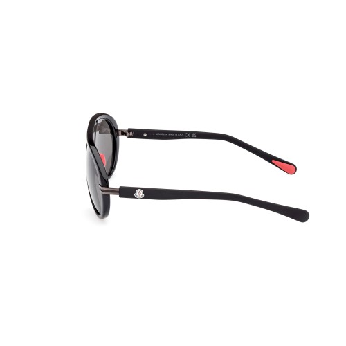 Moncler ML0240 NAVIGAZE - 01A - 57 Occhiali da sole Black Pilot (Aviator)