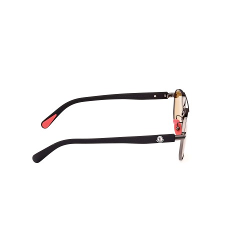 Moncler ML0242-H FLAPERON - 08E - 56 Occhiali da sole Black Pilot (Aviator)