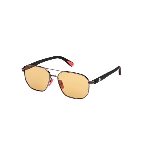 Moncler ML0242-H FLAPERON - 08E - 56 Occhiali da sole Black Pilot (Aviator)