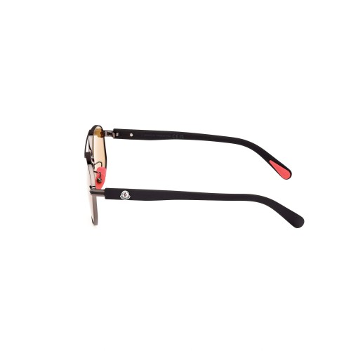 Moncler ML0242-H FLAPERON - 08E - 56 Occhiali da sole Black Pilot (Aviator)