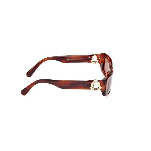 Moncler ML0245 MINUIT - 54E - 55 Occhiali da sole Havanna Square