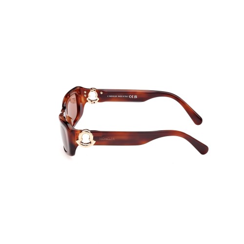 Moncler ML0245 MINUIT - 54E - 55 Occhiali da sole Havanna Square