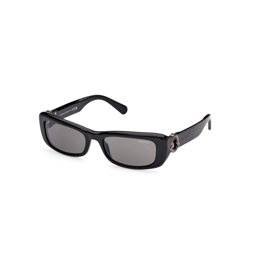 Moncler ML0245 MINUIT - 01A - 55 Occhiali da sole Black Square