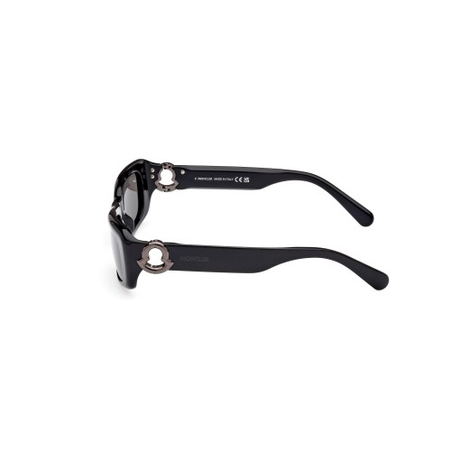 Moncler ML0245 MINUIT - 01A - 55 Occhiali da sole Black Square