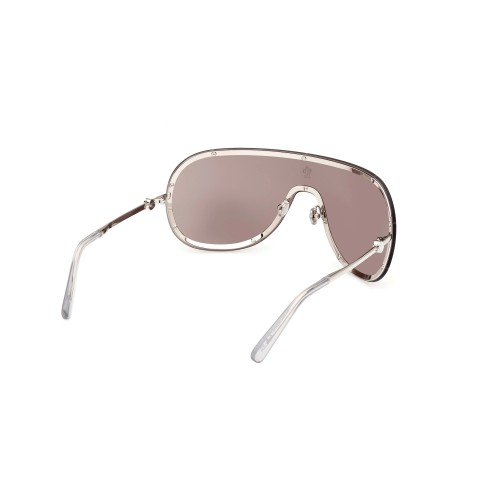 Moncler ML0256 AVIONN - 16C - 138 Occhiali da sole Silver Shield