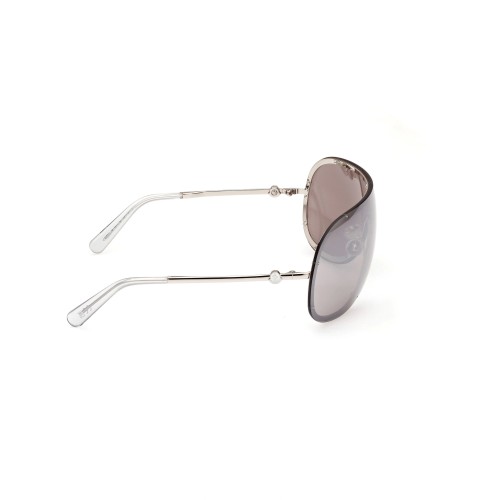Moncler ML0256 AVIONN - 16C - 138 Occhiali da sole Silver Shield