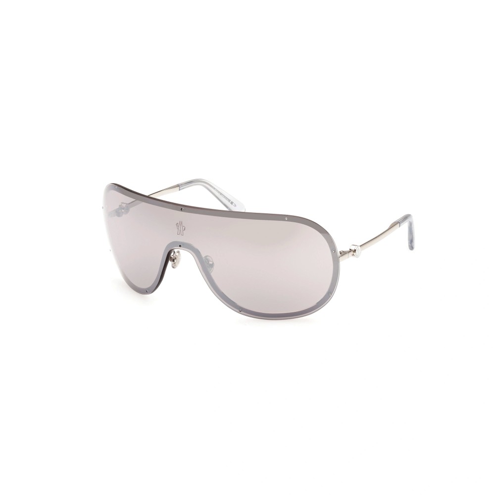 Moncler ML0256 AVIONN - 16C - 138 Occhiali da sole Silver Shield