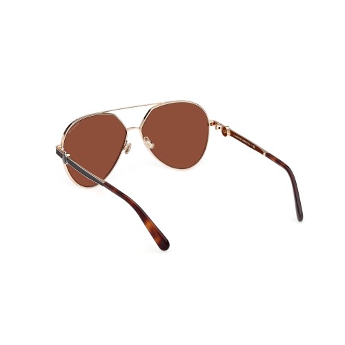 Moncler ML0263 VIZTA - 28H - 59 - CON LENTI POLARIZZATE Occhiali da sole Pilot (Aviator)