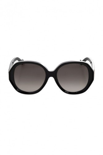 Loewe LW40080U - 01B - 57 Occhiali da sole Black Pillow (Rounded)