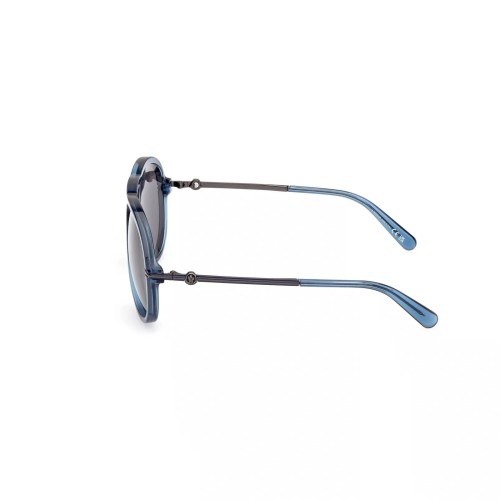 Moncler ML0288 PEAKE - 90D - 60 - CON LENTI POLARIZZATE Occhiali da sole Blue Pilot (Aviator)