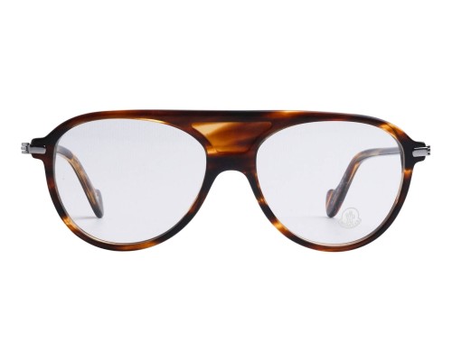 Moncler ML5033 - 050 - 55 Montature ottiche Havanna Pilot (Aviator)