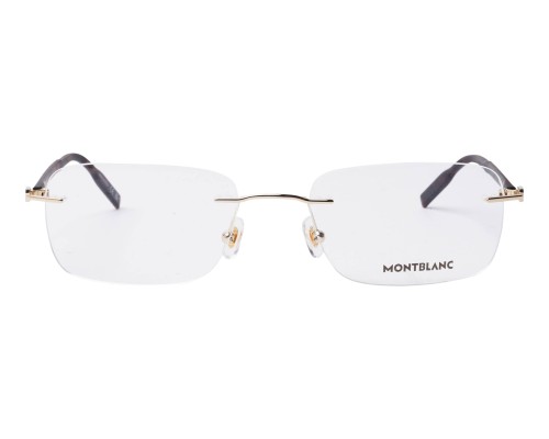 Mont Blanc MB0221O - 002 - 57 Montature ottiche Havana Square