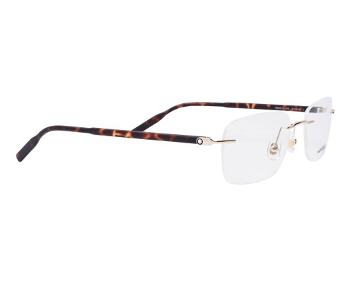 Mont Blanc MB0221O - 002 - 57 Montature ottiche Havana Square