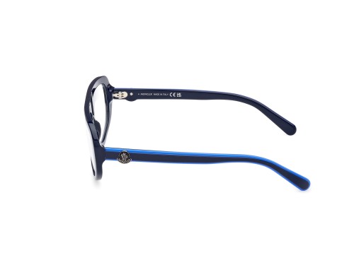 Moncler ML5196 - 090 - 57 Montature ottiche Blue Pilot (Aviator)