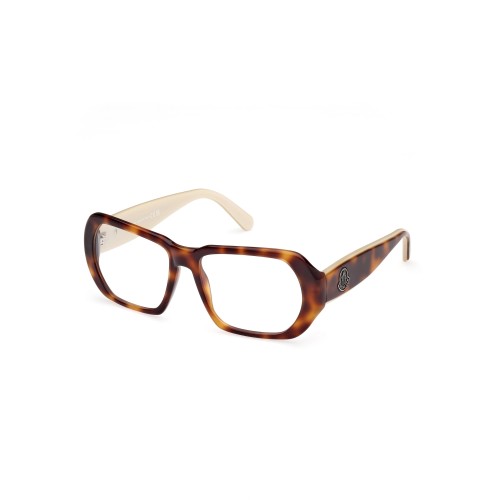 Moncler ML5197 - 052 - 54 Montature ottiche Havanna Square