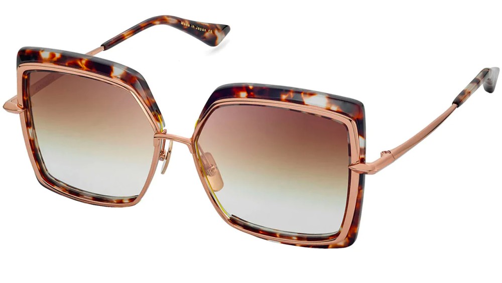 Dita NARCISSUS DTS503 - 02 - 58 Occhiali da sole Havana Square